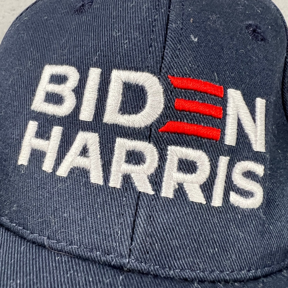 Unionwear Biden Harris Hat Unisex OSFM Navy Blue Embroidered Campaign USA Made